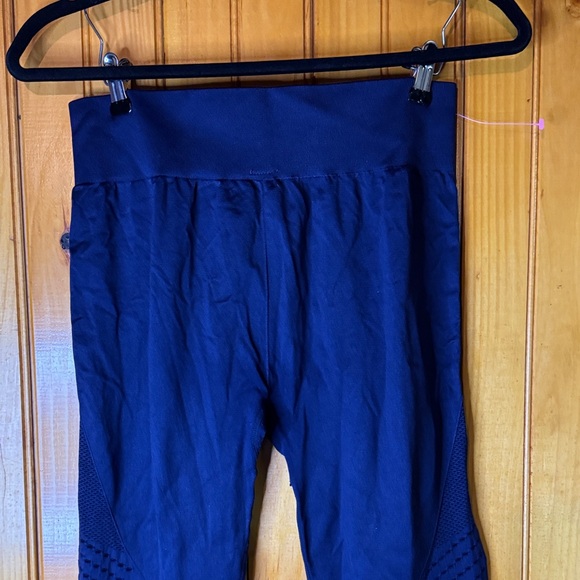 Fabletics Navy Blue Athletic Leggings - Picture 5 of 7